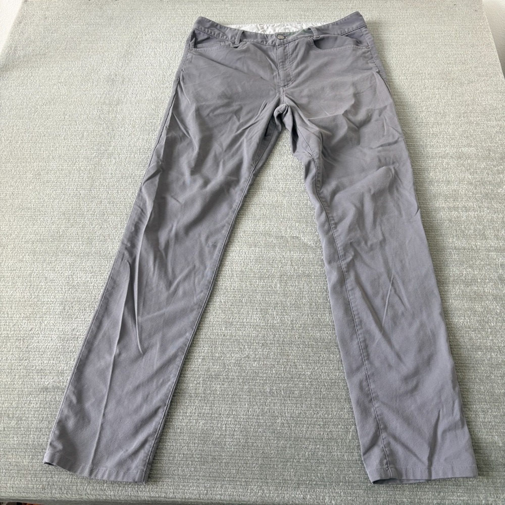 Outlier Pants Trousers Men 34x31 Gray Lightweight Workcloth Doubleweave Chino